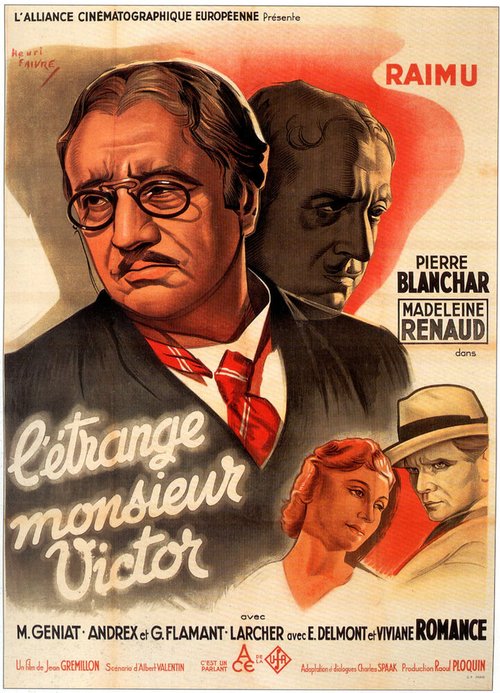 Смотреть фильм Странный господин Виктор / L'étrange Monsieur Victor (1938) онлайн в хорошем качестве SATRip