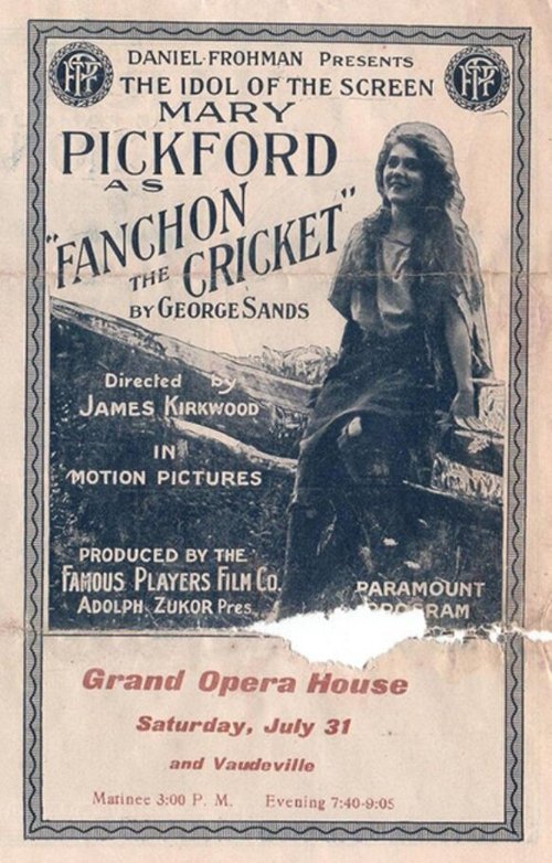 Смотреть фильм Сверчок Фашон / Fanchon the Cricket (1915) онлайн в хорошем качестве SATRip