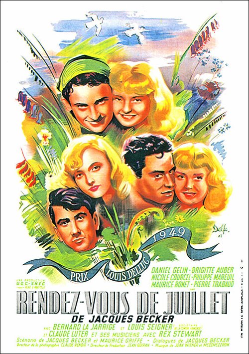 Смотреть фильм Свидание в июле / Rendez-vous de juillet (1949) онлайн в хорошем качестве SATRip