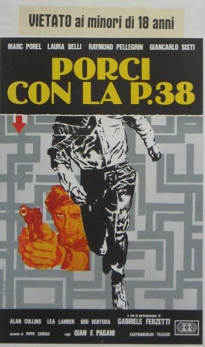 Смотреть фильм Свиньи с P.38 / Porci con la P.38 (1978) онлайн 