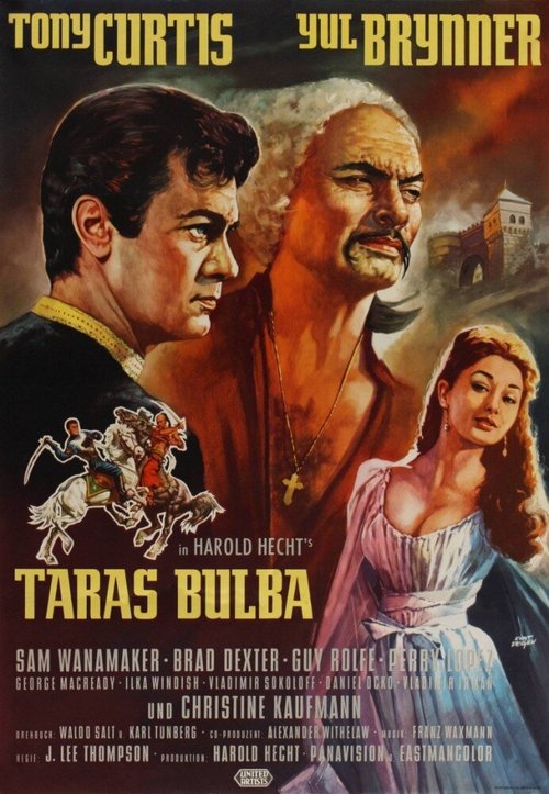 Смотреть фильм Тарас Бульба / Taras Bulba (1962) онлайн в хорошем качестве SATRip