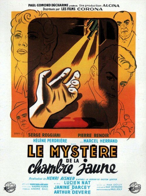 Смотреть фильм Тайна желтой комнаты / Le mystère de la chambre jaune (1949) онлайн в хорошем качестве SATRip