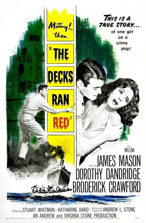 Смотреть фильм The Decks Ran Red (1958) онлайн в хорошем качестве SATRip