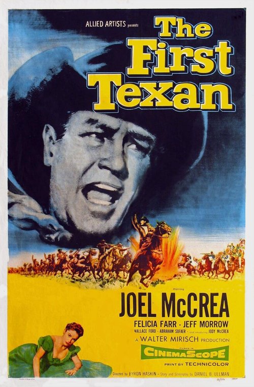 Смотреть фильм The First Texan (1956) онлайн в хорошем качестве SATRip