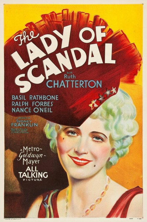 Смотреть фильм The Lady of Scandal (1930) онлайн в хорошем качестве SATRip