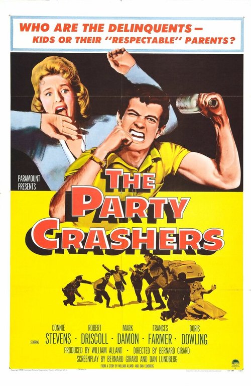 Смотреть фильм The Party Crashers (1958) онлайн в хорошем качестве SATRip