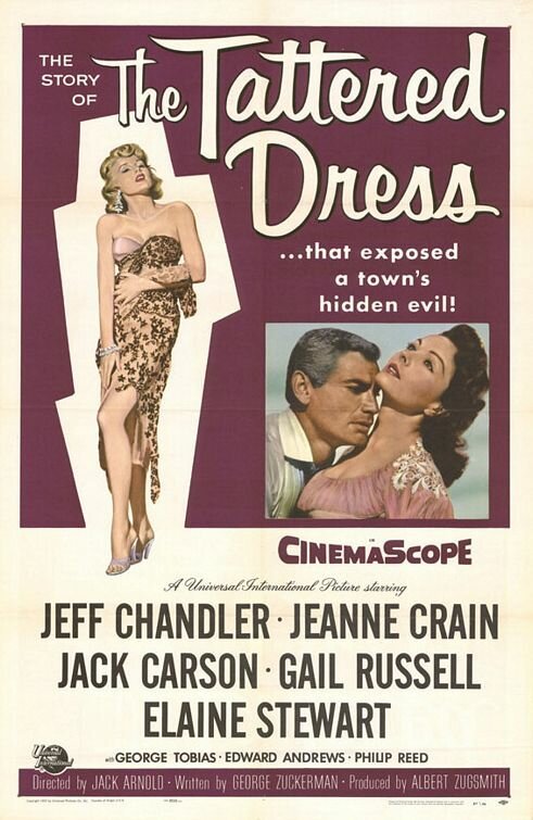 Смотреть фильм The Tattered Dress (1957) онлайн в хорошем качестве SATRip