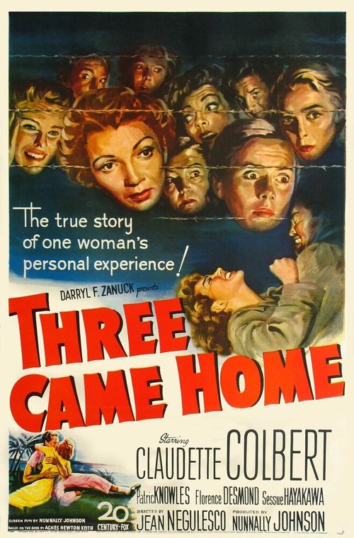 Смотреть фильм Three Came Home (1950) онлайн в хорошем качестве SATRip