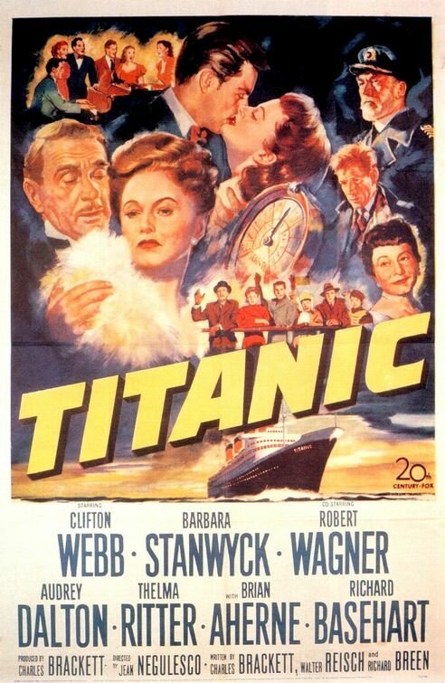 Смотреть фильм Титаник / Titanic (1953) онлайн в хорошем качестве SATRip