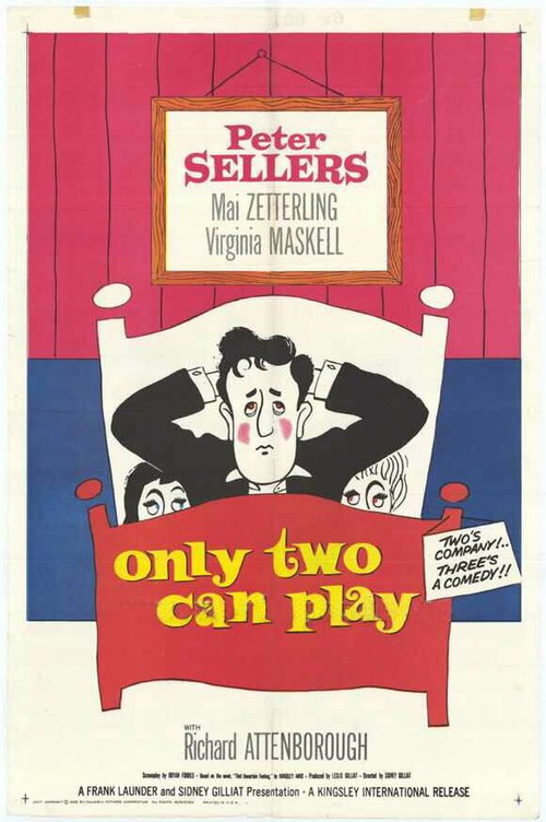 Смотреть фильм Только для двоих / Only Two Can Play (1962) онлайн в хорошем качестве SATRip