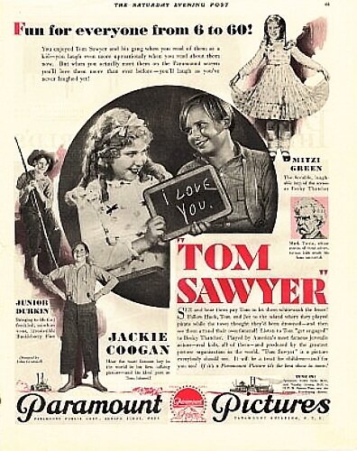Смотреть фильм Том Сойер / Tom Sawyer (1930) онлайн в хорошем качестве SATRip