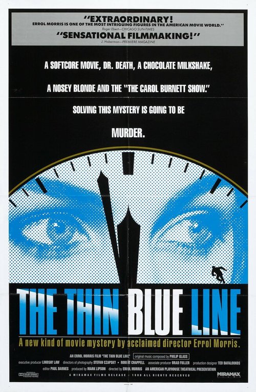 Смотреть фильм Тонкая голубая линия / The Thin Blue Line (1988) онлайн в хорошем качестве SATRip