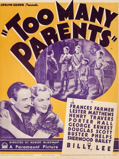 Смотреть фильм Too Many Parents (1936) онлайн в хорошем качестве SATRip