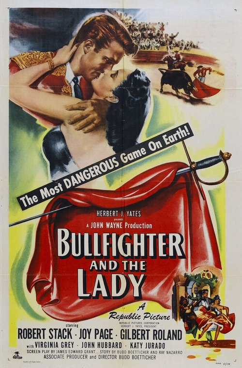 Смотреть фильм Тореадор и Леди / Bullfighter and the Lady (1951) онлайн в хорошем качестве SATRip