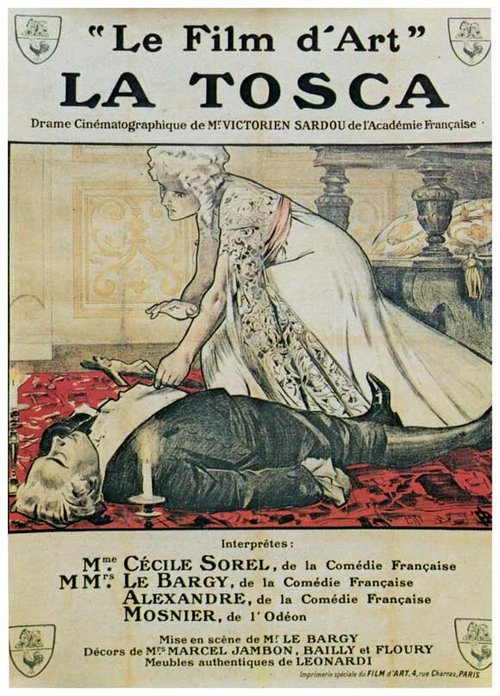 Смотреть фильм Тоска / La Tosca (1909) онлайн 