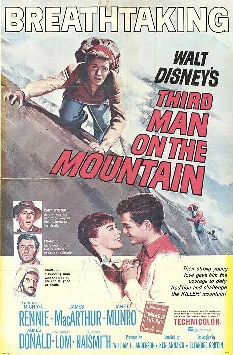 Смотреть фильм Третий человек на горе / Third Man on the Mountain (1959) онлайн в хорошем качестве SATRip