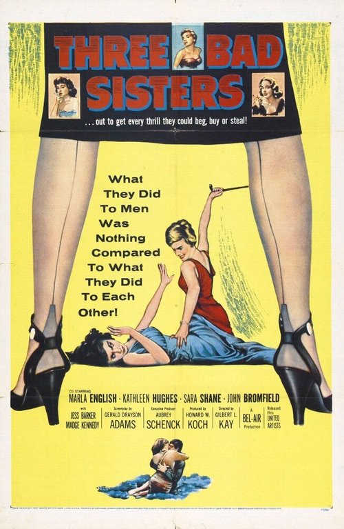 Смотреть фильм Три плохие сестры / Three Bad Sisters (1956) онлайн в хорошем качестве SATRip