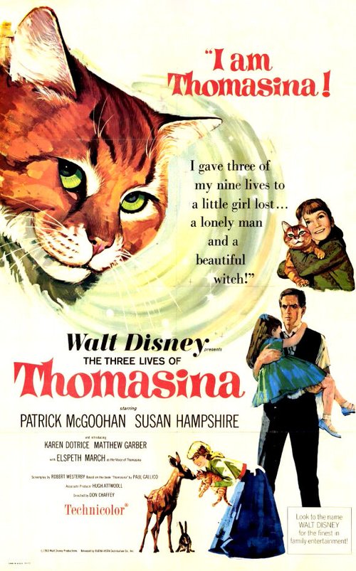 Смотреть фильм Три жизни Томазины / The Three Lives of Thomasina (1963) онлайн в хорошем качестве SATRip