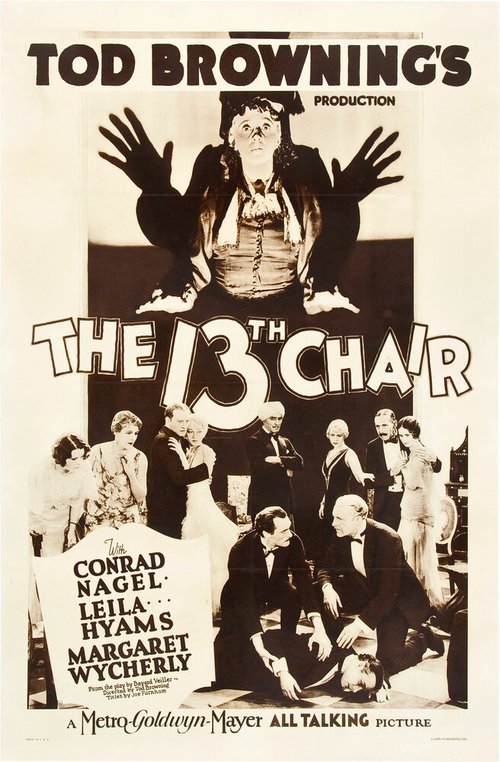 Смотреть фильм Тринадцатый стул / The Thirteenth Chair (1929) онлайн в хорошем качестве SATRip
