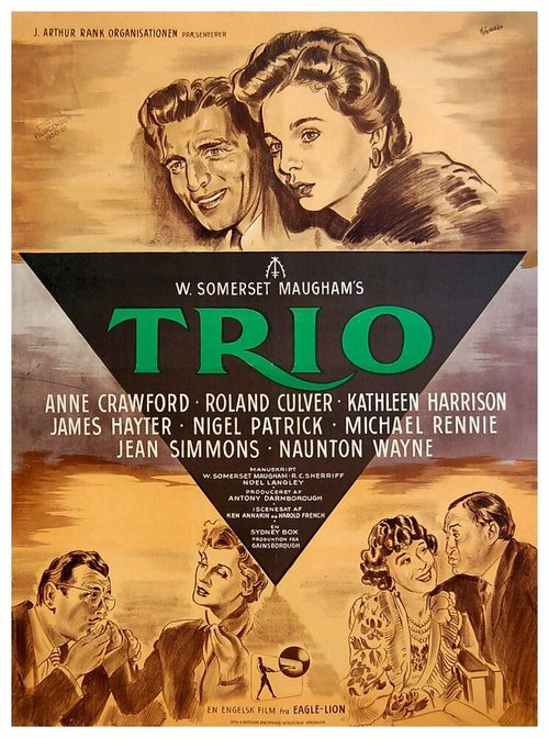 Смотреть фильм Трио / Trio (1950) онлайн в хорошем качестве SATRip