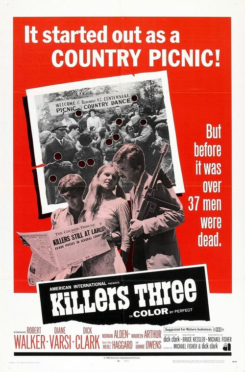 Смотреть фильм Трое убийц / Killers Three (1968) онлайн в хорошем качестве SATRip