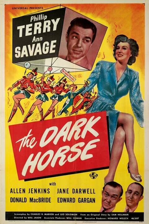 Смотреть фильм Тёмная лошадка / The Dark Horse (1946) онлайн в хорошем качестве SATRip