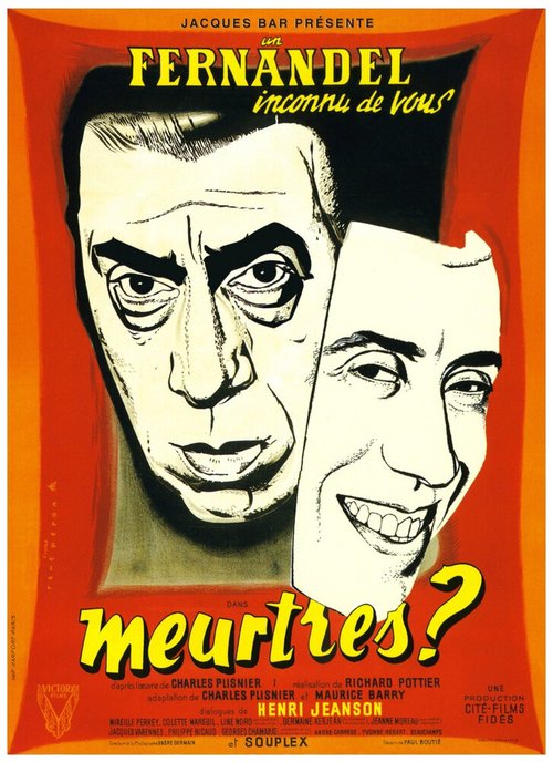 Смотреть фильм Убийства / Meurtres (1950) онлайн в хорошем качестве SATRip