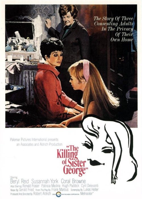 Смотреть фильм Убийство сестры Джордж / The Killing of Sister George (1968) онлайн в хорошем качестве SATRip