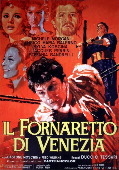 Смотреть фильм Ученик булочника из Венеции / Il fornaretto di Venezia (1963) онлайн 