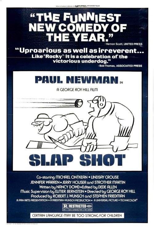 Смотреть фильм Удар по воротам / Slap Shot (1977) онлайн в хорошем качестве SATRip