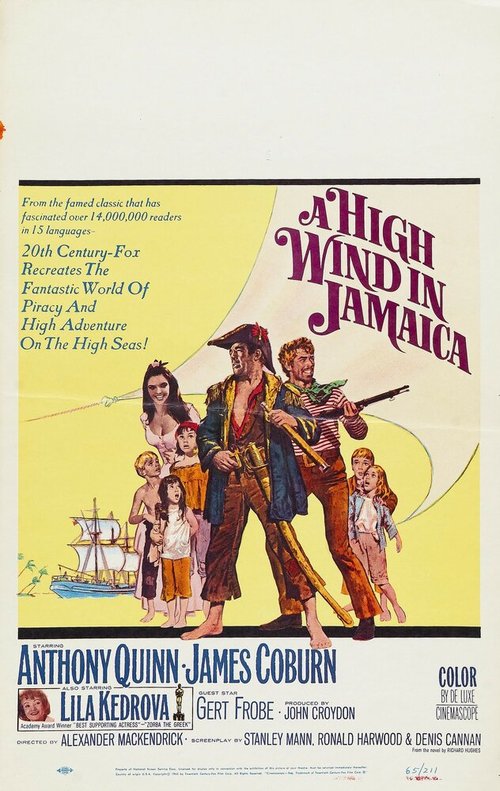 Смотреть фильм Ураган над Ямайкой / A High Wind in Jamaica (1965) онлайн в хорошем качестве SATRip