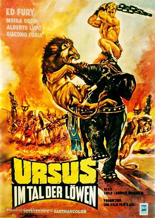 Смотреть фильм Урсус в долине львов / Ursus nella valle dei leoni (1961) онлайн в хорошем качестве SATRip