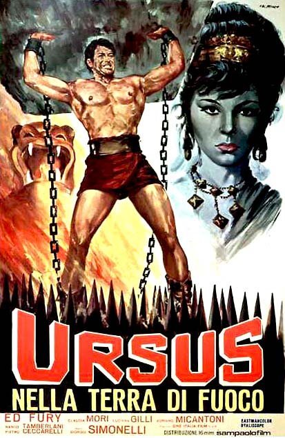Смотреть фильм Урсус в Огненной земле / Ursus nella terra di fuoco (1963) онлайн в хорошем качестве SATRip
