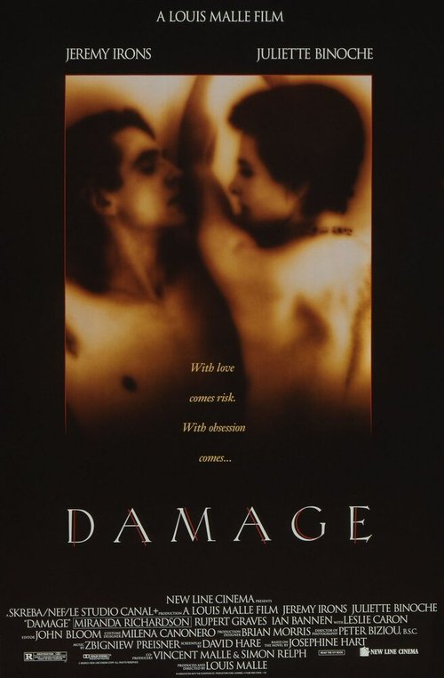 Смотреть фильм Ущерб / Damage (1992) онлайн в хорошем качестве HDRip