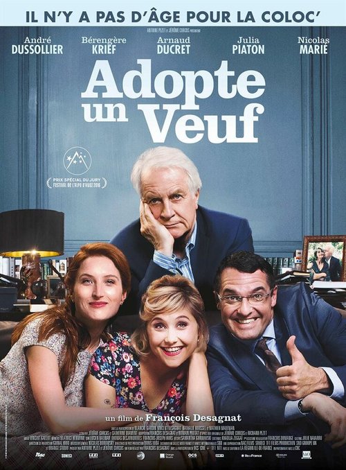Смотреть фильм Усыновить вдовца / Adopte un veuf (2016) онлайн в хорошем качестве CAMRip
