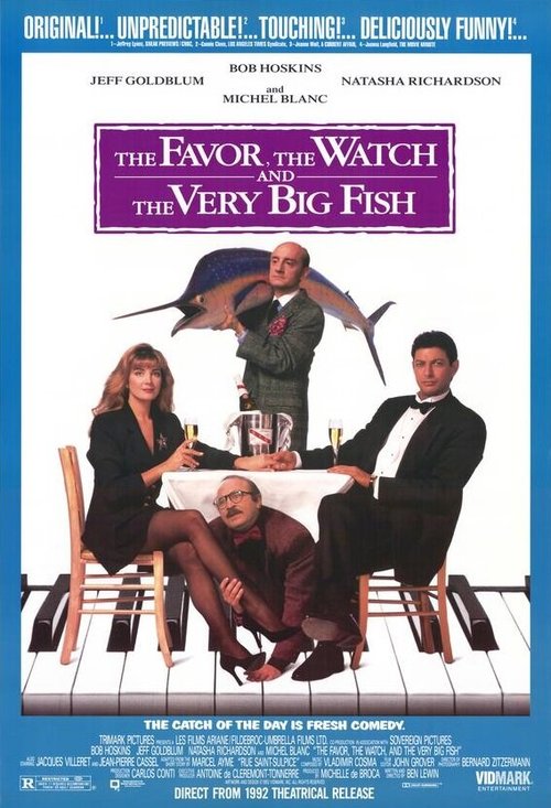 Смотреть фильм Услуга, часы и очень большая рыба / The Favour, the Watch and the Very Big Fish (1991) онлайн в хорошем качестве HDRip