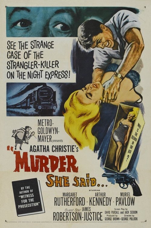 Смотреть фильм В 16.50 из Паддингтона / Murder She Said (1961) онлайн в хорошем качестве SATRip