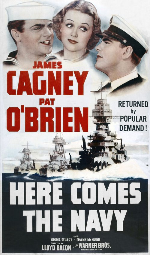 Смотреть фильм В дело вступает флот / Here Comes the Navy (1934) онлайн в хорошем качестве SATRip