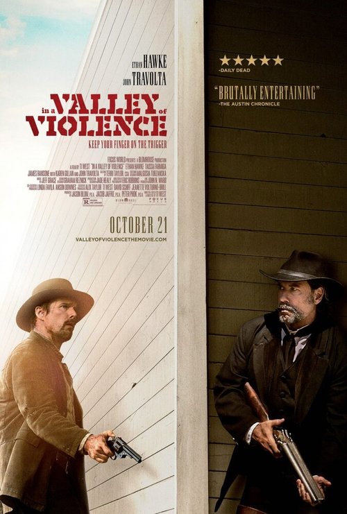 Смотреть фильм В долине насилия / In a Valley of Violence (2016) онлайн в хорошем качестве CAMRip