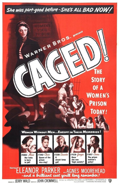 Смотреть фильм В клетке / Caged (1950) онлайн в хорошем качестве SATRip