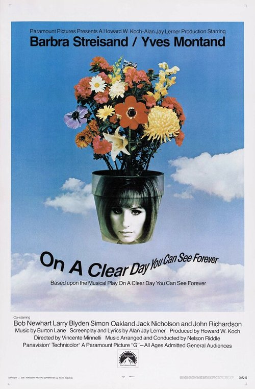 Смотреть фильм В ясный день увидишь вечность / On a Clear Day You Can See Forever (1970) онлайн в хорошем качестве SATRip