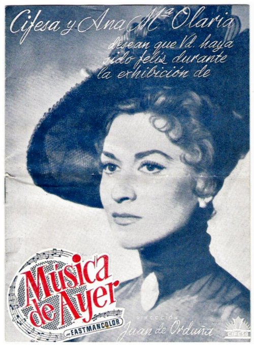 Смотреть фильм Вчерашняя музыка / Música de ayer (1959) онлайн в хорошем качестве SATRip