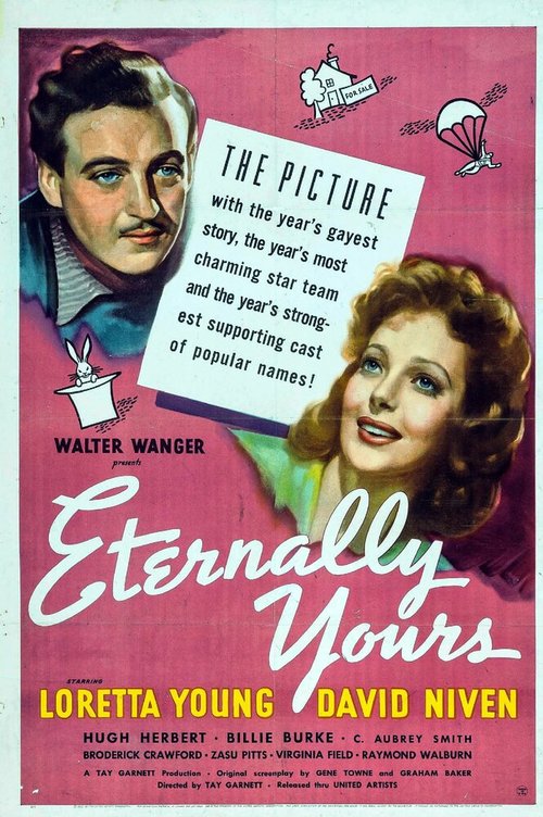 Смотреть фильм Вечно ваш / Eternally Yours (1939) онлайн в хорошем качестве SATRip