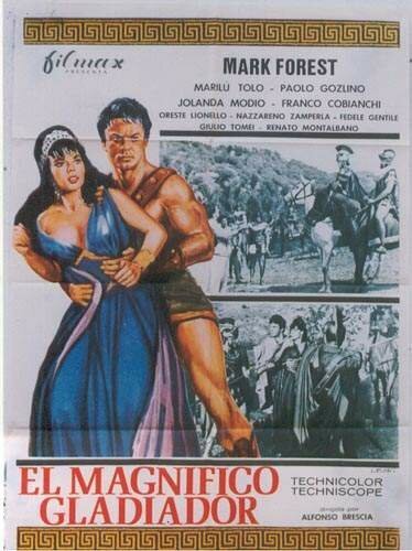 Смотреть фильм Великолепный гладиатор / Il magnifico gladiatore (1964) онлайн в хорошем качестве SATRip