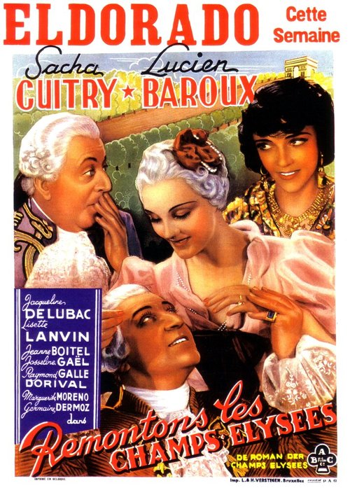 Смотреть фильм Вернемся на Елисейские поля / Remontons les Champs-Élysées (1938) онлайн в хорошем качестве SATRip