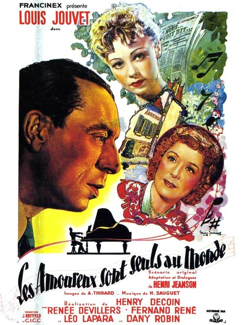 Смотреть фильм Влюбленные одни на свете / Les amoureux sont seuls au monde (1948) онлайн в хорошем качестве SATRip
