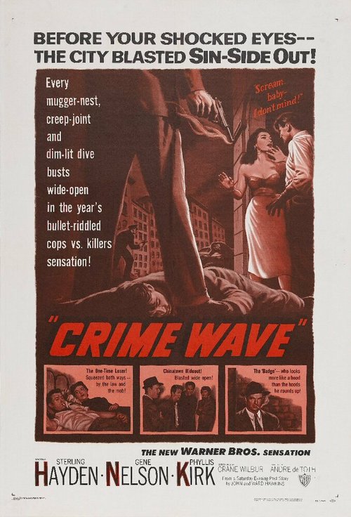 Смотреть фильм Волна преступности / Crime Wave (1953) онлайн в хорошем качестве SATRip