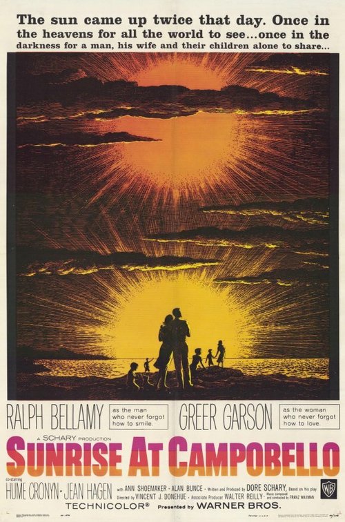 Смотреть фильм Восход солнца в Кампобелло / Sunrise at Campobello (1960) онлайн в хорошем качестве SATRip