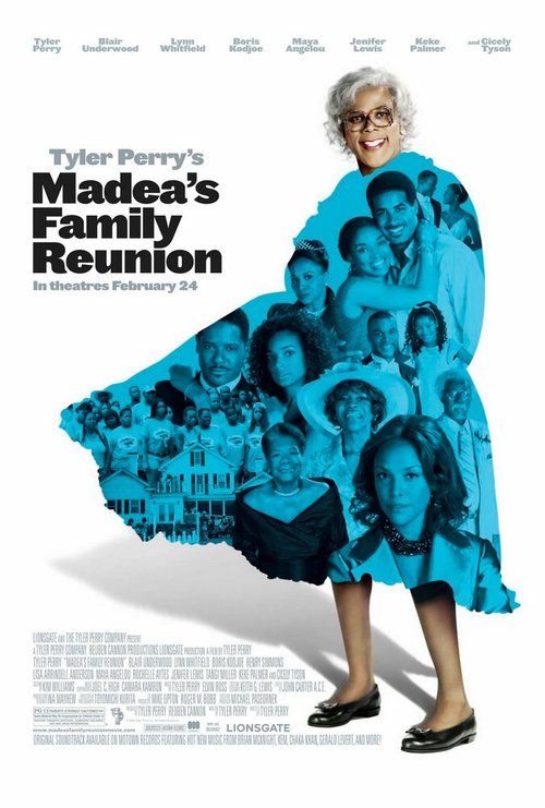 Смотреть фильм Воссоединение семьи Мэдеи / Madea's Family Reunion (2006) онлайн в хорошем качестве HDRip
