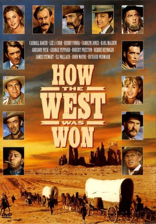 Смотреть фильм Война на Диком Западе / How the West Was Won (1962) онлайн в хорошем качестве SATRip